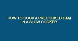 How to Cook a Precooked Ham in a Slow Cooker - how to cook a precooked ham in a slow cooker 592 image jpg png