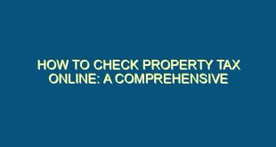 How to Check Property Tax Online: A Comprehensive Guide - how to check property tax online a comprehensive guide 17 image jpg png